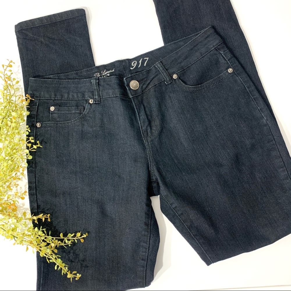 Dark Wash Skinny Jeans by The Limited
